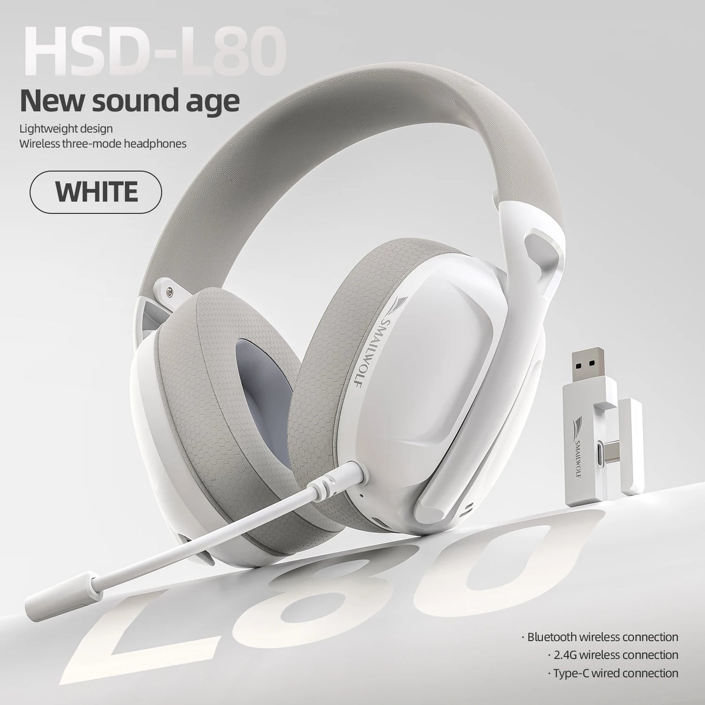 Casque SmailWolf L80 – sans fil Bluetooth