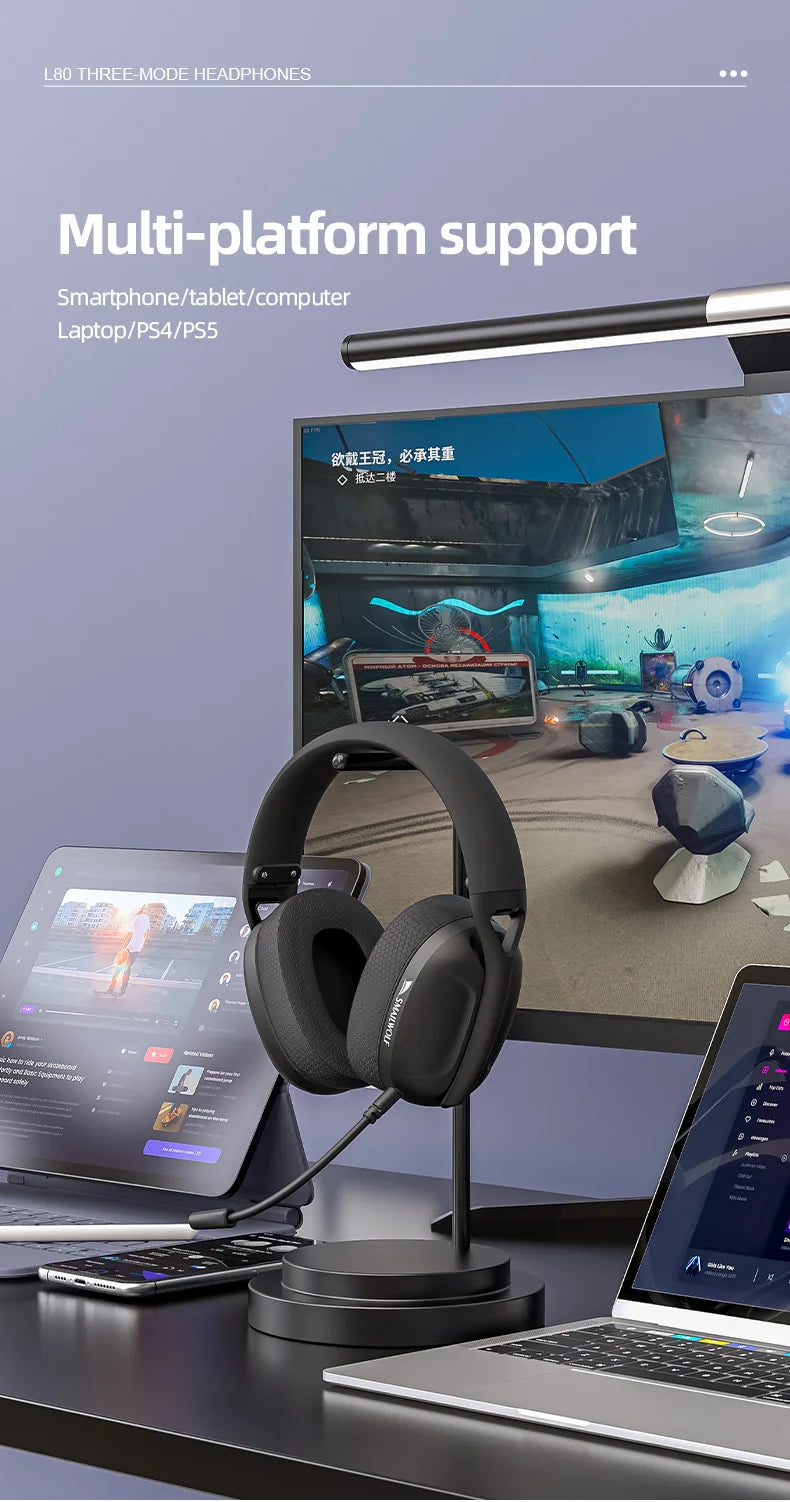 Casque SmailWolf L80 – sans fil Bluetooth