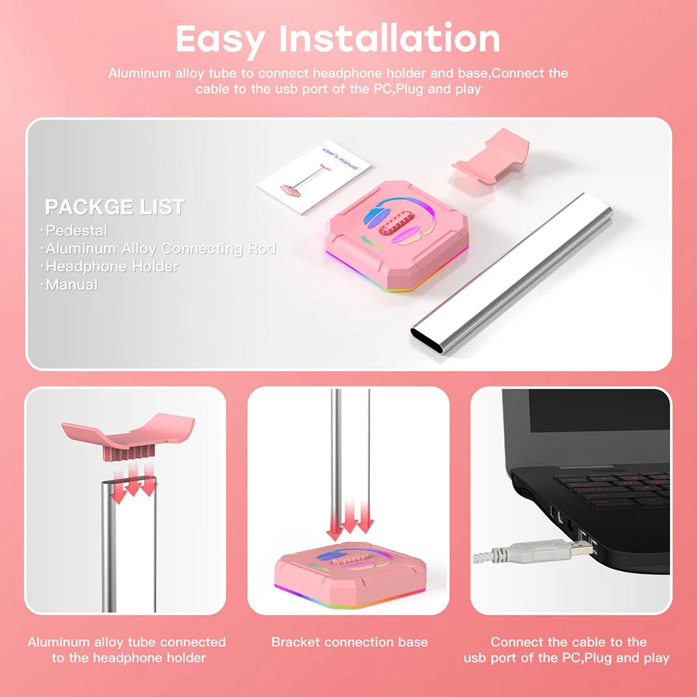 Support pour casque audio