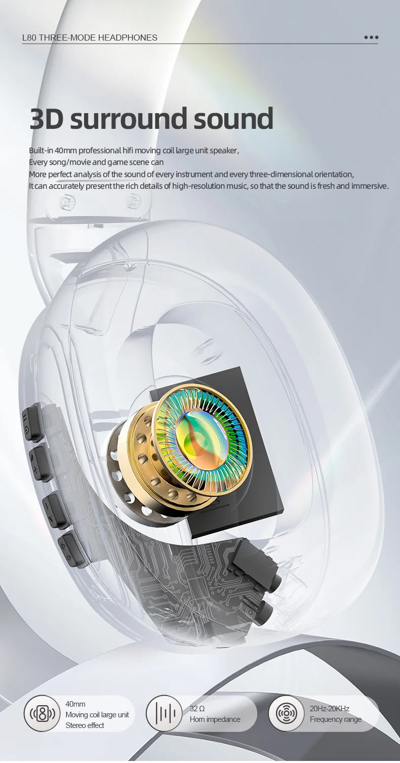 Casque SmailWolf L80 – sans fil Bluetooth